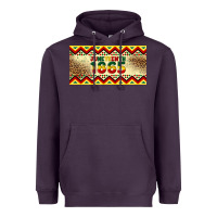 Plum juneteenth 1865 leopard licence plate template Heavyweight Hoodie - Artiststas