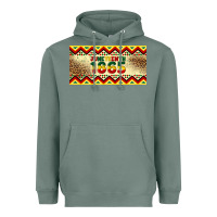 Sage juneteenth 1865 leopard licence plate template Heavyweight Hoodie - Artiststas
