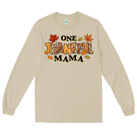 Mushroom one thankful mama Long Sleeve Tee - texasbilliewilder
