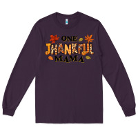 Plum one thankful mama Long Sleeve Tee - texasbilliewilder