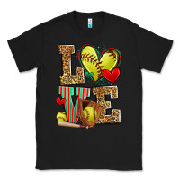 Black love softball Classic Tee - Zillion Design Studio
