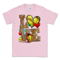 Bubblegum Pink love softball Classic Tee - Zillion Design Studio