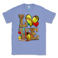 Colony Blue love softball Classic Tee - Zillion Design Studio