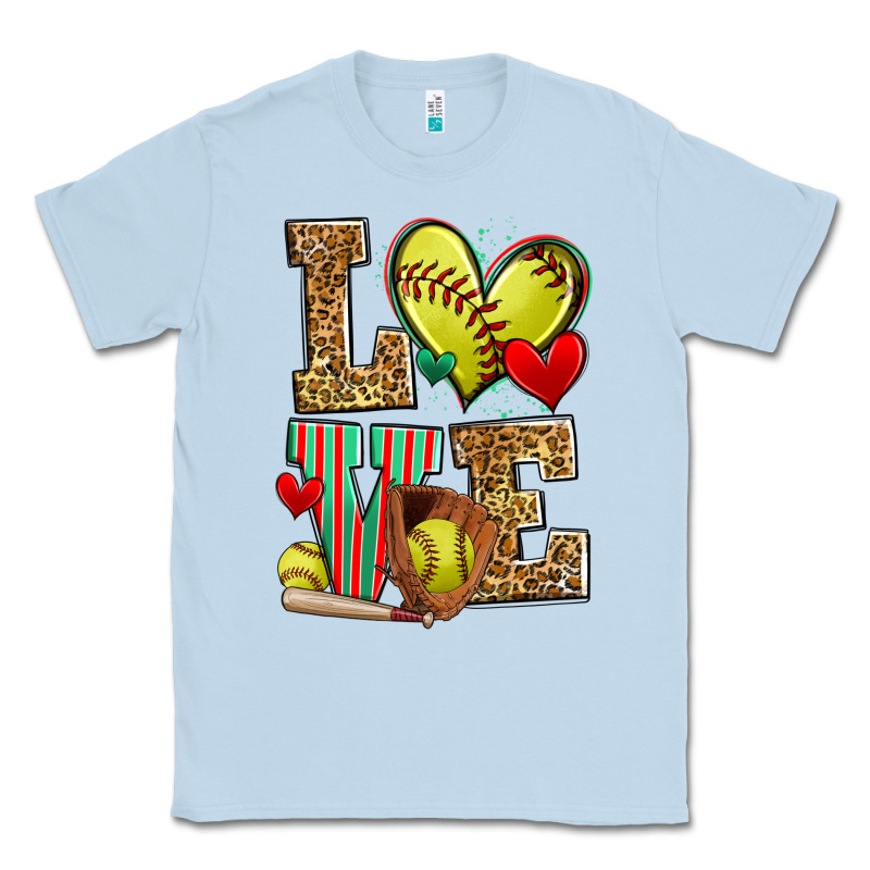 Love Softball Classic Tee by Zillion Design Studio | Teevron