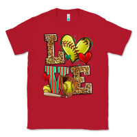 Red love softball Classic Tee - Zillion Design Studio