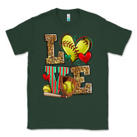 Sports Green love softball Classic Tee - Zillion Design Studio