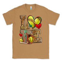 Toasted Coconut love softball Classic Tee - Zillion Design Studio