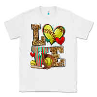 White love softball Classic Tee - Zillion Design Studio