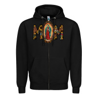 Black mom Zipper Hoodie - SublimationCraftShop