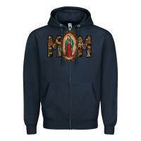 Navy mom Zipper Hoodie - SublimationCraftShop