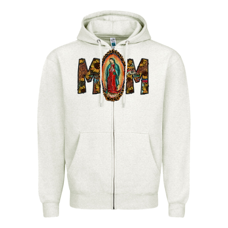 Mom Zipper Hoodie by SublimationCraftShop | Teevron