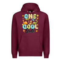 Burgundy one cool dude Premium Hoodie - MaliasSmallBusiness