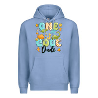 Colony Blue one cool dude Premium Hoodie - MaliasSmallBusiness