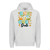 Dove Grey one cool dude Premium Hoodie - MaliasSmallBusiness