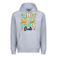 Heather Grey one cool dude Premium Hoodie - MaliasSmallBusiness