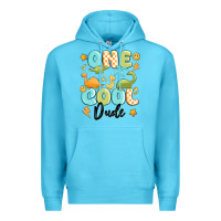 Ocean Blue one cool dude Premium Hoodie - MaliasSmallBusiness