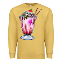 Antique Gold milkshake Premium Sweatshirt - AdoDesignShop