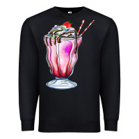 Black milkshake Premium Sweatshirt - AdoDesignShop