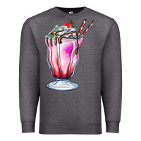 Charcoal Heather milkshake Premium Sweatshirt - AdoDesignShop