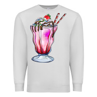 Dove Grey milkshake Premium Sweatshirt - AdoDesignShop
