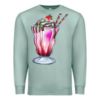 Seafoam milkshake Premium Sweatshirt - AdoDesignShop