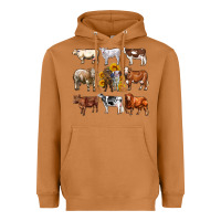 Meerkat western cowsand sunflowers Heavyweight Hoodie - AdoDesignShop