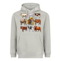 Moon Dust western cowsand sunflowers Heavyweight Hoodie - AdoDesignShop