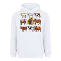 White western cowsand sunflowers Heavyweight Hoodie - AdoDesignShop
