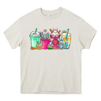 Cream easter day coffee Heavy Core Tee - CowhideDigitalArt