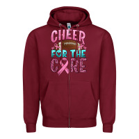 Burgundy cheer for the core Zipper Hoodie - HRA Design Shop
