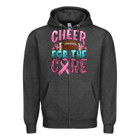 Charcoal Heather cheer for the core Zipper Hoodie - HRA Design Shop