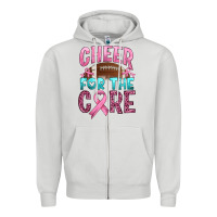 Dove Grey cheer for the core Zipper Hoodie - HRA Design Shop