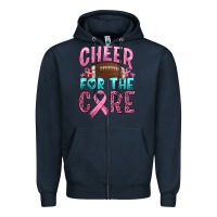 Navy cheer for the core Zipper Hoodie - HRA Design Shop