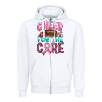 White cheer for the core Zipper Hoodie - HRA Design Shop