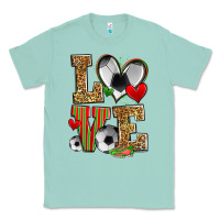 Seafoam love soccer Classic Tee - Zillion Design Studio