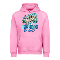 Fuchsia Pink Freezing To Death Urban Hoodie - MaliasSmallBusiness