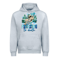 Heather Grey Freezing To Death Urban Hoodie - MaliasSmallBusiness