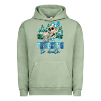 Pigment Oil Green Freezing To Death Urban Hoodie - MaliasSmallBusiness