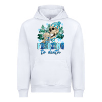 White Freezing To Death Urban Hoodie - MaliasSmallBusiness