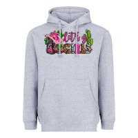 Heather Grey lets go girls with boots and hats Heavyweight Hoodie - AdoDesignShop