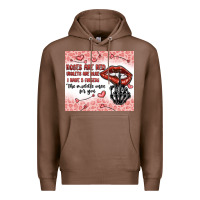 Chestnut roses are red violets are blue i have 5  fingers t Premium Hoodie - MaliasSmallBusiness