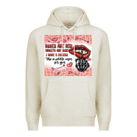 Oatmeal Heather roses are red violets are blue i have 5  fingers t Premium Hoodie - MaliasSmallBusiness