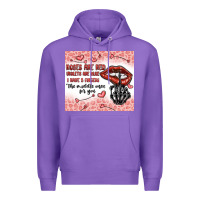 Purple roses are red violets are blue i have 5  fingers t Premium Hoodie - MaliasSmallBusiness