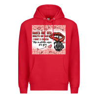 Red roses are red violets are blue i have 5  fingers t Premium Hoodie - MaliasSmallBusiness