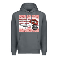 Rock roses are red violets are blue i have 5  fingers t Premium Hoodie - MaliasSmallBusiness