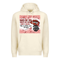 Sandshell roses are red violets are blue i have 5  fingers t Premium Hoodie - MaliasSmallBusiness