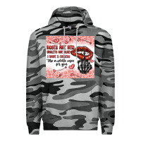 Slate Camo roses are red violets are blue i have 5  fingers t Premium Hoodie - MaliasSmallBusiness