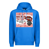 True Royal roses are red violets are blue i have 5  fingers t Premium Hoodie - MaliasSmallBusiness