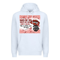 White roses are red violets are blue i have 5  fingers t Premium Hoodie - MaliasSmallBusiness
