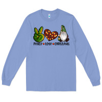 Colony Blue peace love gnomes christmas Long Sleeve Tee - RanaPortraitStore